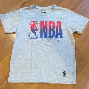 NBA Kids Gray and Blue Graphic Tee